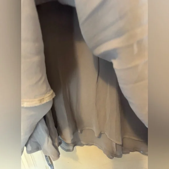 Anthropologie Ghost London Pale Blue Dress with Bell Sleeves - Picture 12 of 12